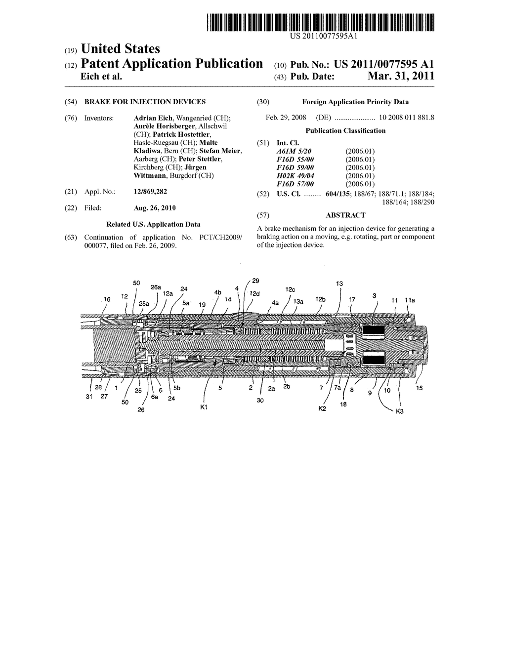 BRAKE FOR INJECTION DEVICES - diagram, schematic, and image 01