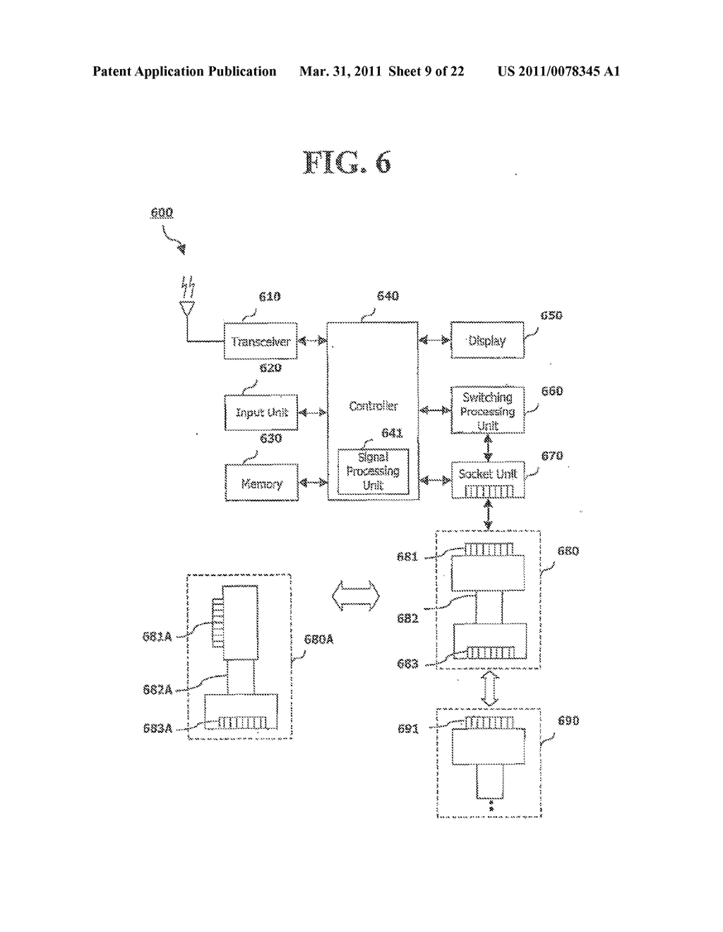 MOBILE COMMUNICATIONS TERMINAL USING MULTI-FUNCTIONAL SOCKET AND METHOD THEREOF - diagram, schematic, and image 10