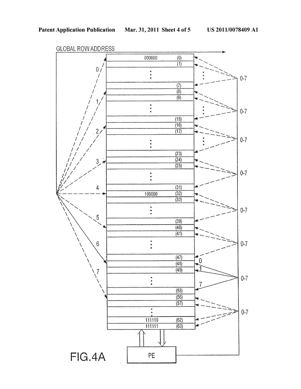 METHOD AND SYSTEM FOR LOCAL MEMORY ADDRESSING IN SINGLE INSTRUCTION, MULTIPLE DATA COMPUTER SYSTEM - diagram, schematic, and image 05