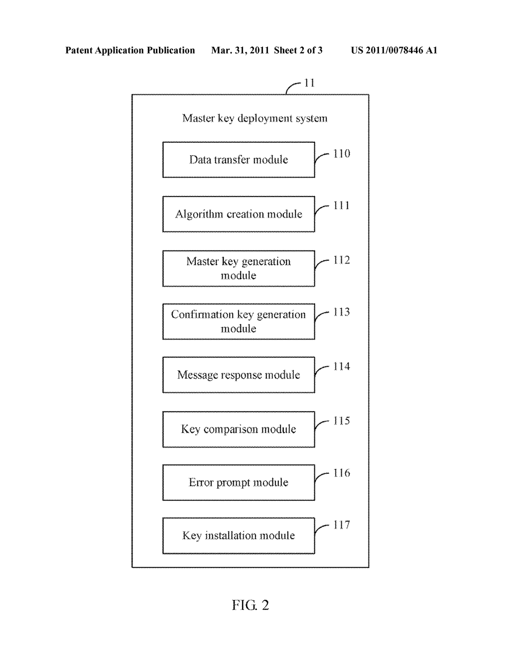 SYSTEM AND METHOD FOR DEPLOYING A MASTER KEY BETWEEN TWO COMMUNICATION DEVICES - diagram, schematic, and image 03
