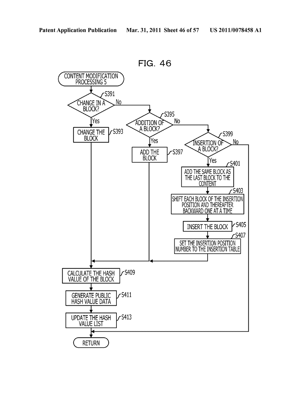 CONTENTS PROCESSING DEVICE AND CONTENTS PARTIAL INTEGRITY ASSURANCE METHOD - diagram, schematic, and image 47