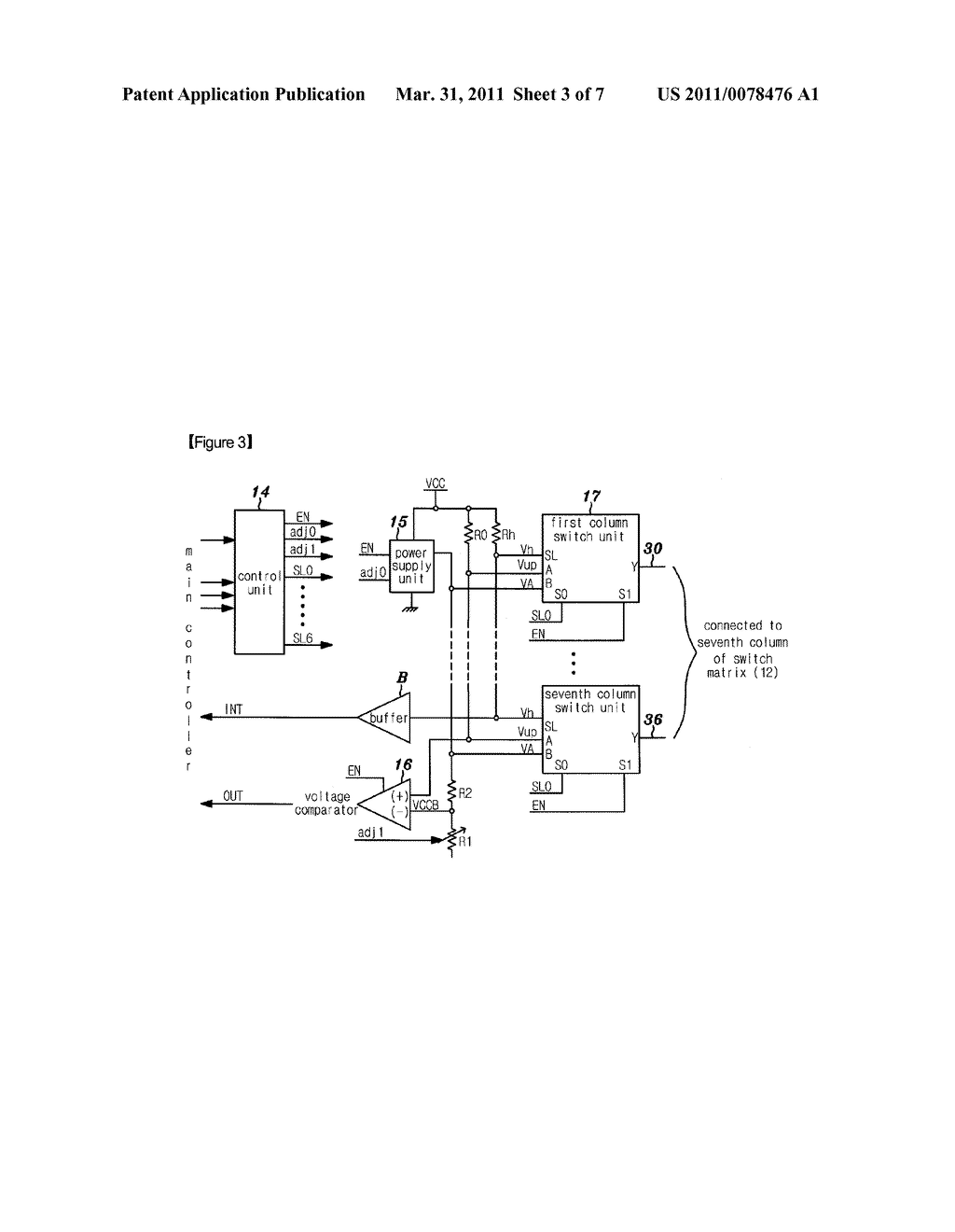 KEY INPUT APPARATUS USING A SWITCHING MATRIX - diagram, schematic, and image 04