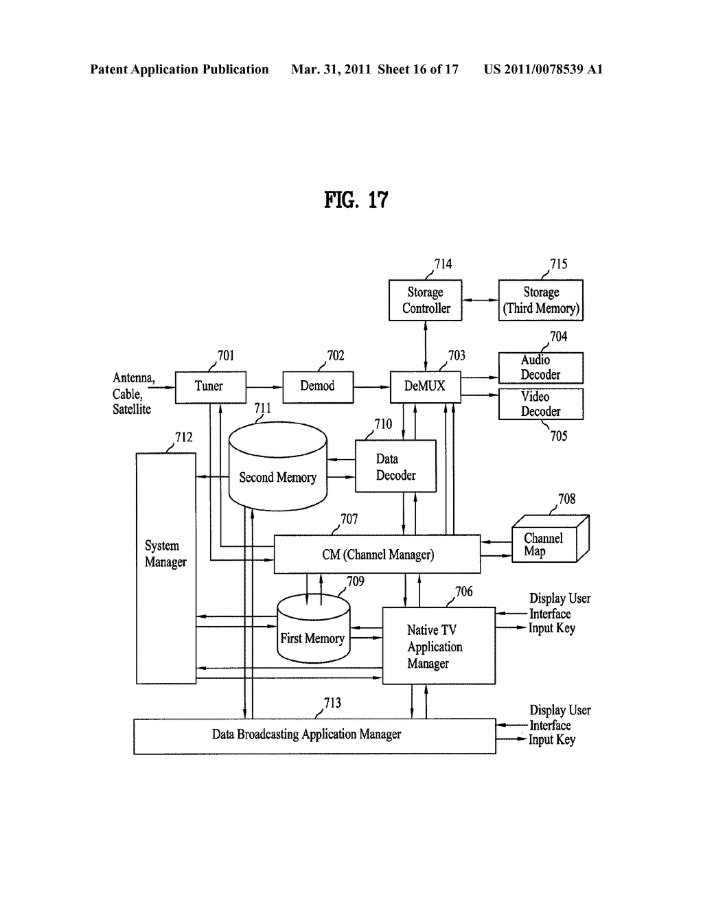 DIGITAL TELEVISION TRANSMITTING SYSTEM AND RECEIVING SYSTEM AND METHOD OF PROCESSING BROADCAST DATA - diagram, schematic, and image 17