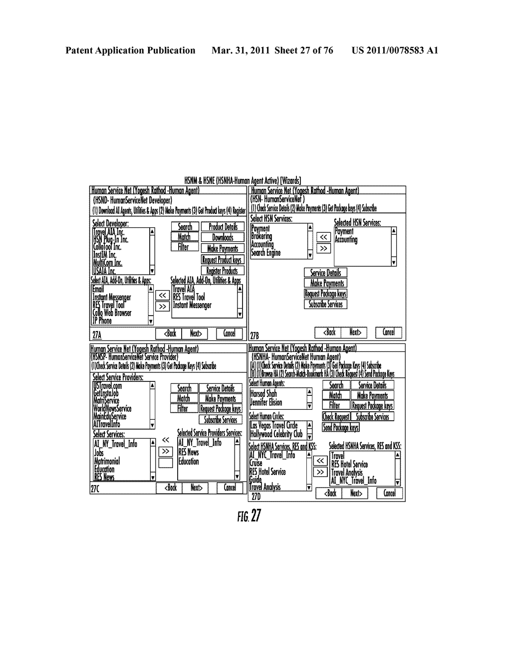 SYSTEM AND METHOD FOR ACCESSING APPLICATIONS FOR SOCIAL NETWORKING AND COMMUNICATION IN PLURALITY OF NETWORKS - diagram, schematic, and image 28