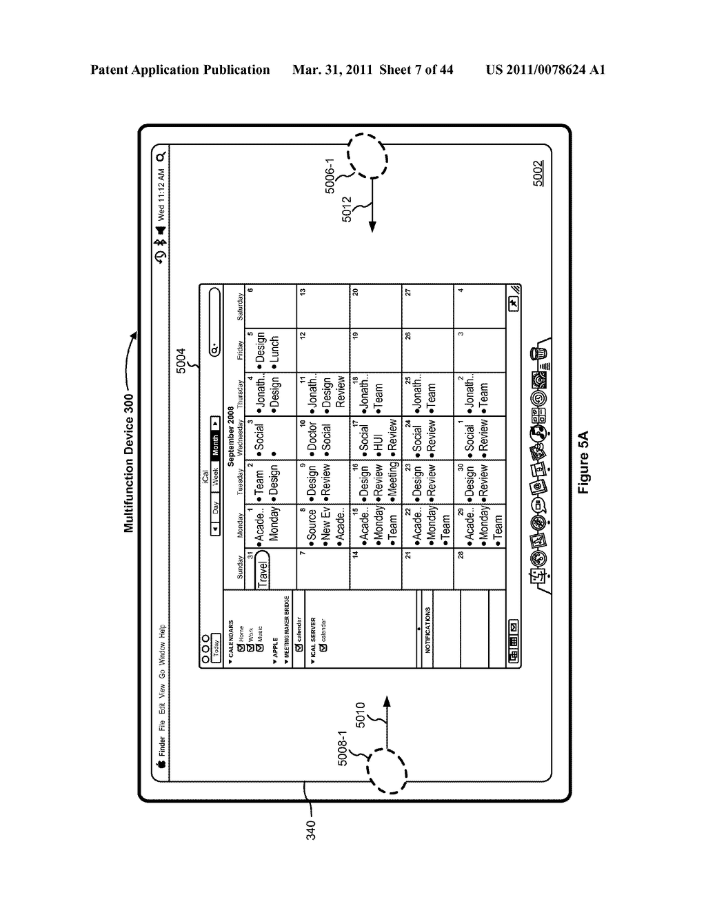 Device, Method, and Graphical User Interface for Manipulating Workspace Views - diagram, schematic, and image 08