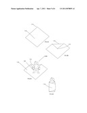 SWADDLING ACCESSORY APPARATUS AND METHOD FOR SECURING AN INFANT S ARMS diagram and image