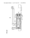 Hinge device for mobile device of folding type diagram and image