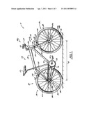 Bicycle With Asymmetric Steerer Tube diagram and image