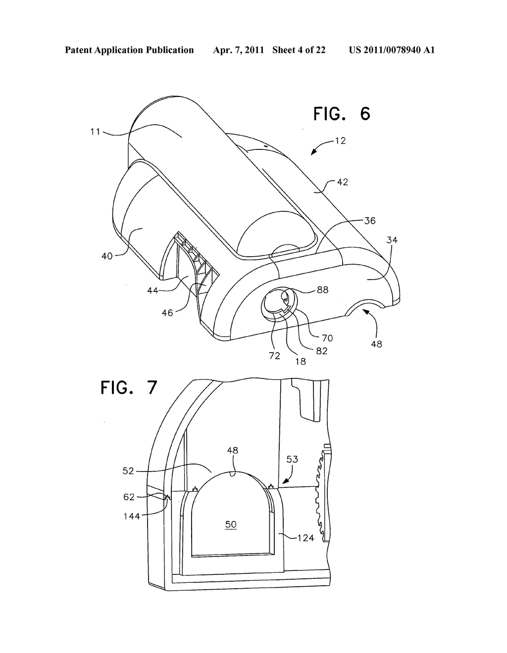 Single use hermetically sealing mousetrap with internal carbon dioxide killing mechanism - diagram, schematic, and image 05