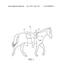 Saddle Pad Facilitating Freedom of Motion of Horse s Shoulders diagram and image