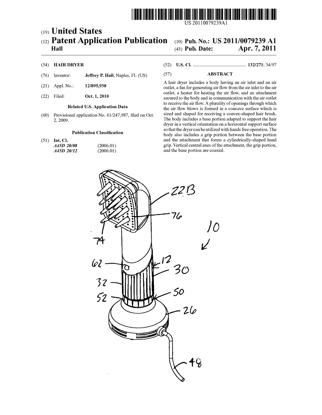 HAIR DRYER - diagram, schematic, and image 01