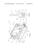 ROLLER ASSEMBLY FOR A BRUSH CLEANING DEVICE IN A CLEANING MODULE diagram and image