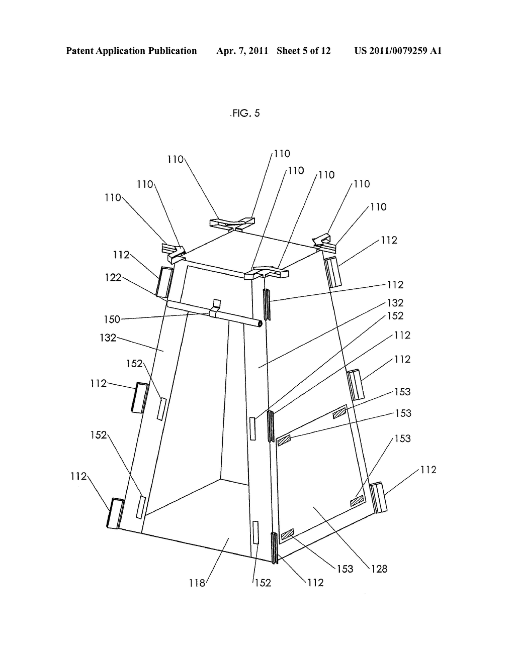 COVERING APPARATUS OR TENT FOR A PLATFORM SWING - diagram, schematic, and image 06