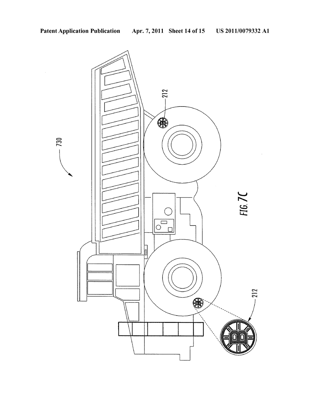 TIRE HAVING PVC IDENTIFIABLE ELEMENT ATTACHED TO A SURFACE THERETO - diagram, schematic, and image 15