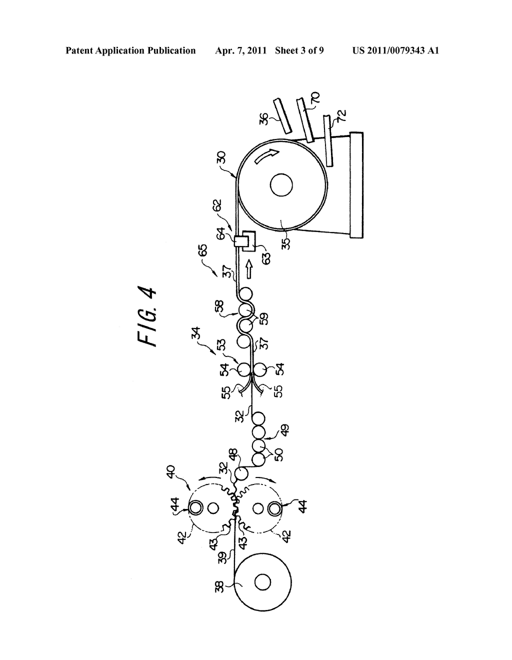 METHOD AND DEVICE OF MANUFACTURING TIRE - diagram, schematic, and image 04