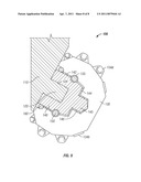 External, Divorced PDC Bearing Assemblies for Hybrid Drill Bits diagram and image