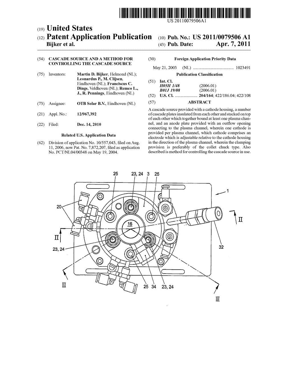 CASCADE SOURCE AND A METHOD FOR CONTROLLING THE CASCADE SOURCE - diagram, schematic, and image 01