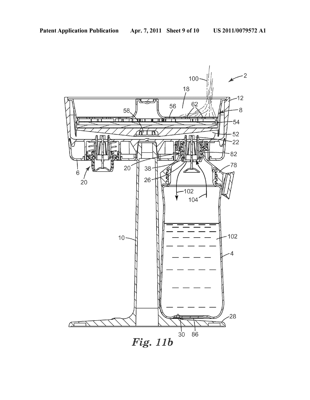 BOTTLE FOR WATER TREATMENT DEVICE - diagram, schematic, and image 10