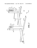 SYSTEMS AND METHODS FOR SECURING AND PROTECTING AIRCRAFT LINE REPLACEABLE UNITS WITH STATUS INDICATOR UNDER A PASSENGER SEAT diagram and image