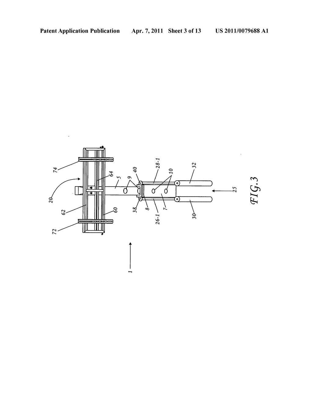 Folding TV stand assembly - diagram, schematic, and image 04