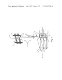 Folding TV stand assembly diagram and image