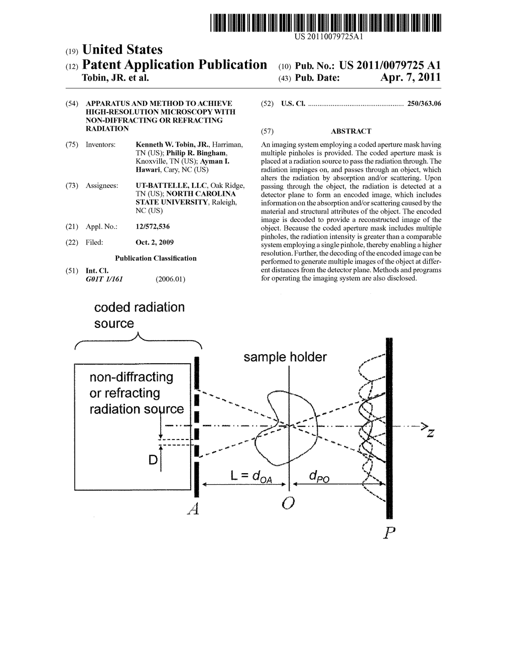 APPARATUS AND METHOD TO ACHIEVE HIGH-RESOLUTION MICROSCOPY WITH NON-DIFFRACTING OR REFRACTING RADIATION - diagram, schematic, and image 01