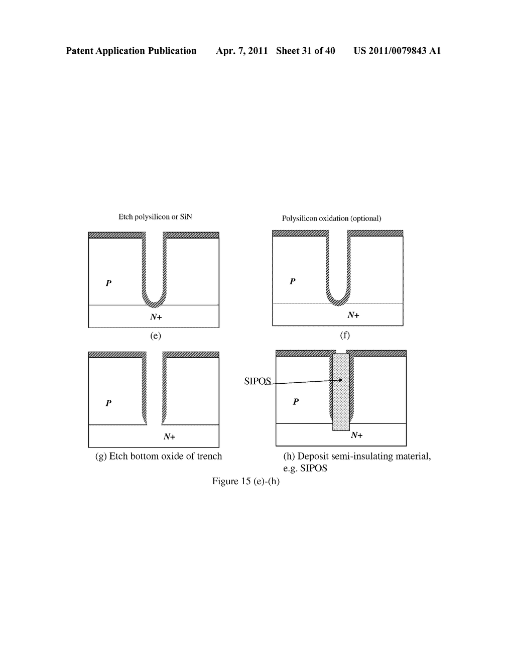 POWER SEMICONDUCTOR DEVICES, METHODS, AND STRUCTURES WITH Embedded Dielectric Layers Containing Permanent Charges - diagram, schematic, and image 32