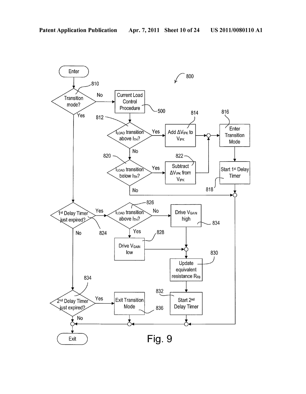 LOAD CONTROL DEVICE FOR A LIGHT-EMITTING DIODE LIGHT SOURCE - diagram, schematic, and image 11