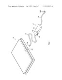 Power adaptor with backup battery charging function for portable computer diagram and image