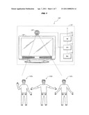 SYSTEM AND METHOD FOR LOGGING IN MULTIPLE USERS TO A CONSUMER ELECTRONICS DEVICE BY DETECTING GESTURES WITH A SENSORY DEVICE diagram and image