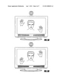 SYSTEM AND METHOD FOR LOGGING IN MULTIPLE USERS TO A CONSUMER ELECTRONICS DEVICE BY DETECTING GESTURES WITH A SENSORY DEVICE diagram and image