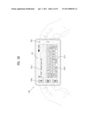 MOBILE TERMINAL AND METHOD OF CONTROLLING APPLICATION EXECUTION IN A MOBILE TERMINAL diagram and image