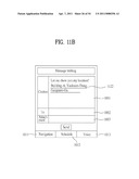 MOBILE TERMINAL AND METHOD OF CONTROLLING APPLICATION EXECUTION IN A MOBILE TERMINAL diagram and image