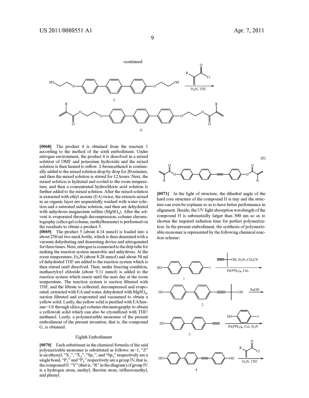 POLYMERIZABLE MONOMER AND LIQUID CRYSTAL MATERIAL APPLIED TO DISPLAY PANEL - diagram, schematic, and image 13