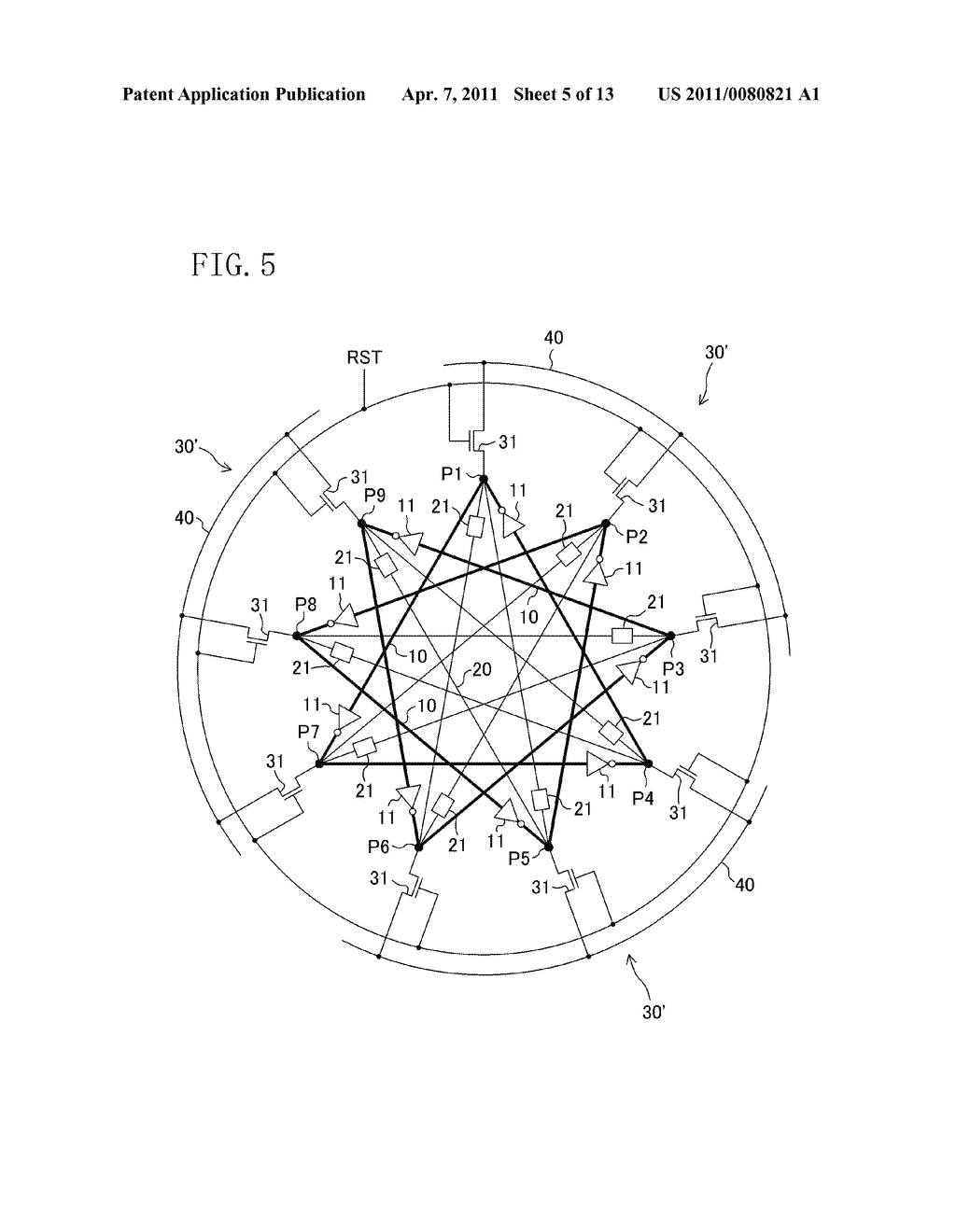 COUPLED RING OSCILLATOR AND METHOD FOR INITIALIZING THE SAME - diagram, schematic, and image 06