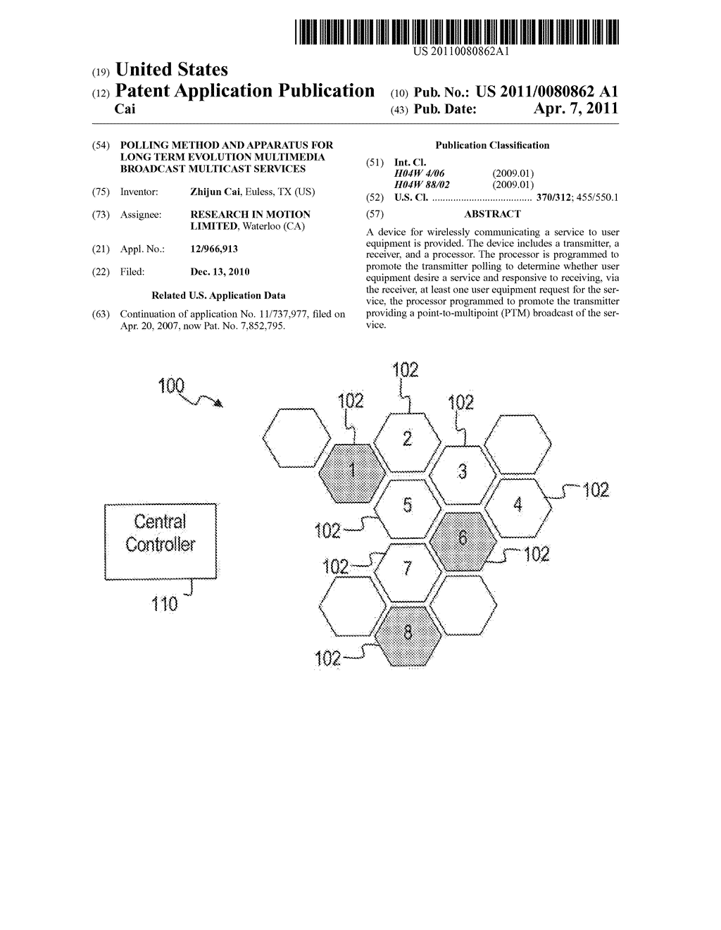 Polling Method And Apparatus For Long Term Evolution Multimedia Broadcast Multicast Services - diagram, schematic, and image 01