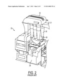 Waste Cyclone Dispense System with Controlled Rotating Cylinder Gate diagram and image