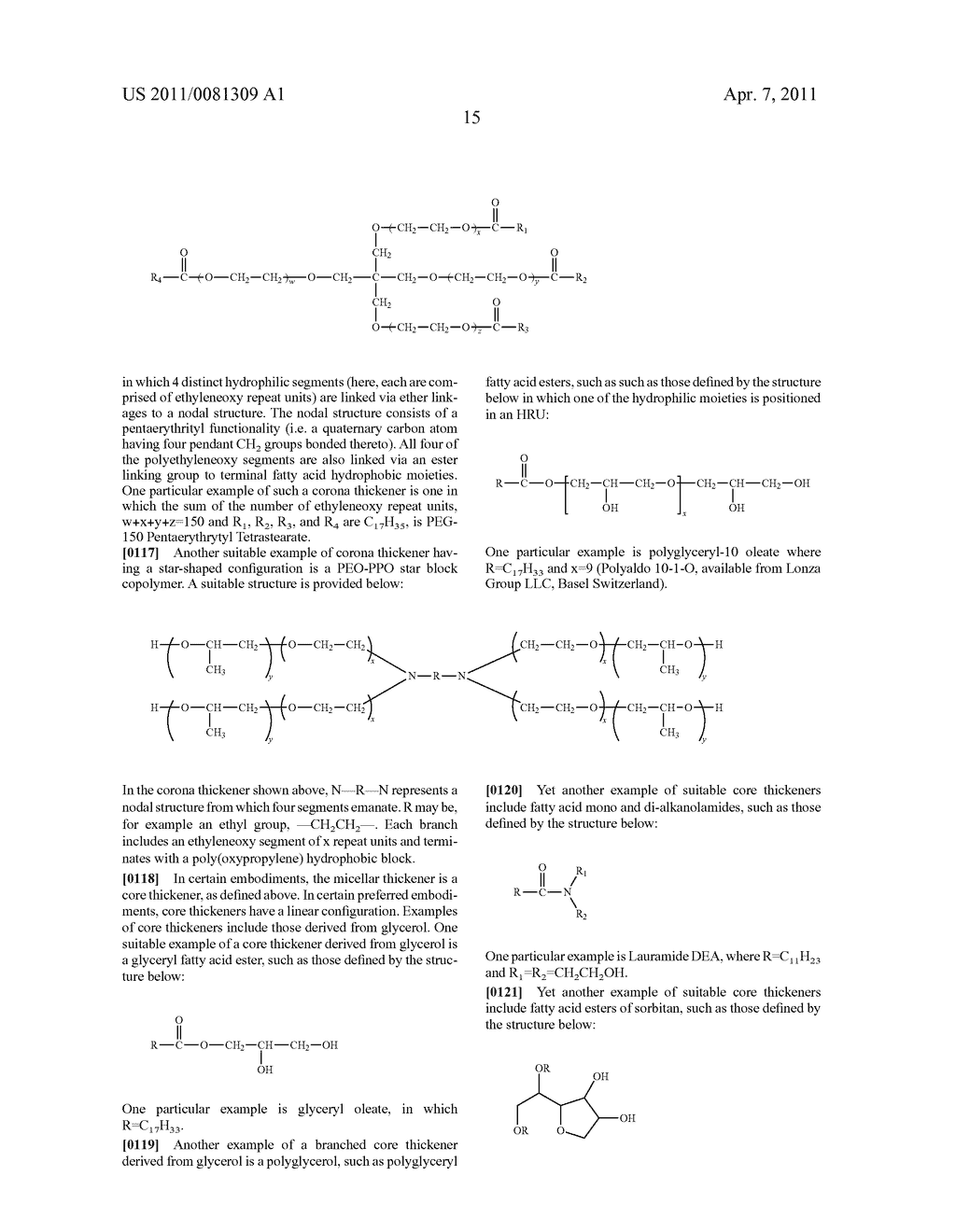 COMPOSITIONS COMPRISING A SUPERHYDROPHILIC AMPHIPHILIC COPOLYMER AND A MICELLAR THICKENER - diagram, schematic, and image 17