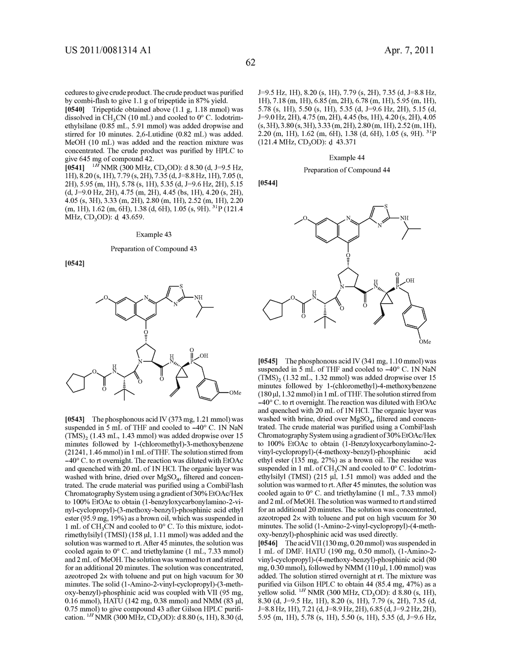 ANTIVIRAL PHOSPHINATE COMPOUNDS - diagram, schematic, and image 63