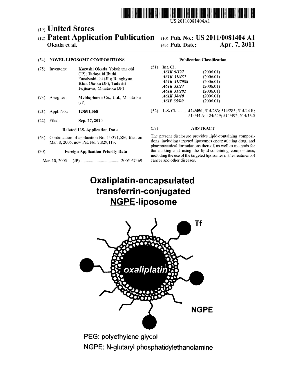 NOVEL LIPOSOME COMPOSITIONS - diagram, schematic, and image 01