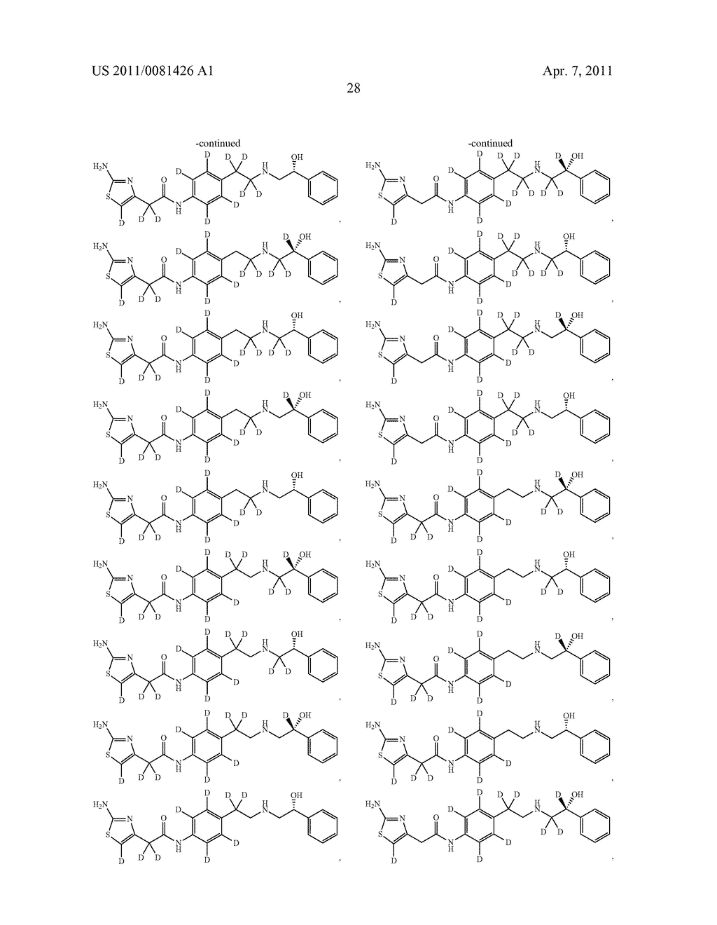 AMINOTHIAZOLE MODULATORS OF BETA-3-ADRENORECEPTOR - diagram, schematic, and image 29