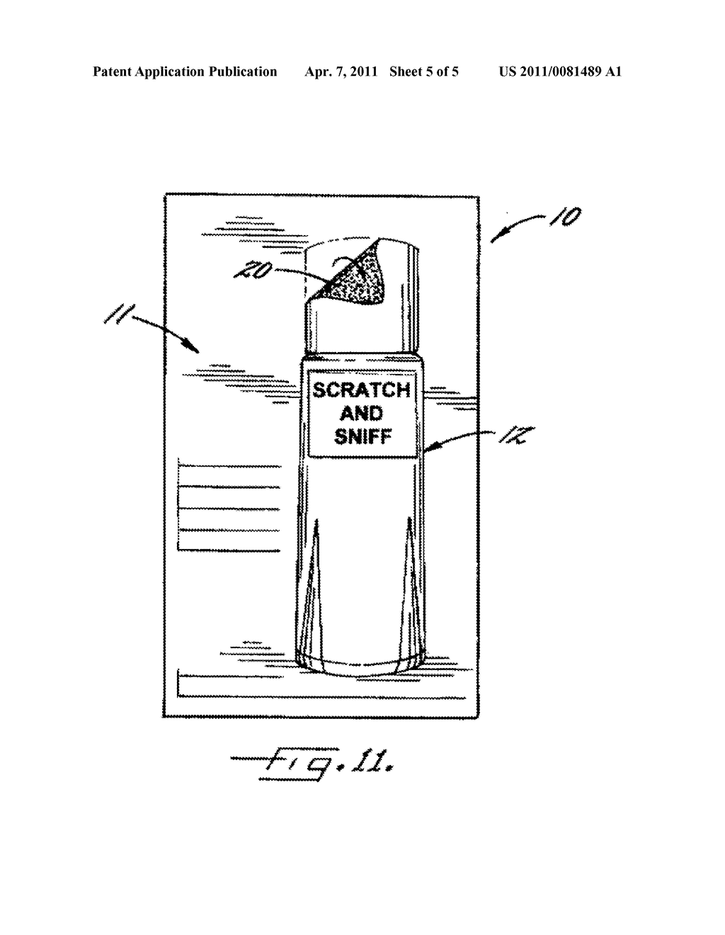 METHOD OF FORMING A DISPLAY BLANK HAVING AN ENCAPSULATED FRAGRANCE - diagram, schematic, and image 06