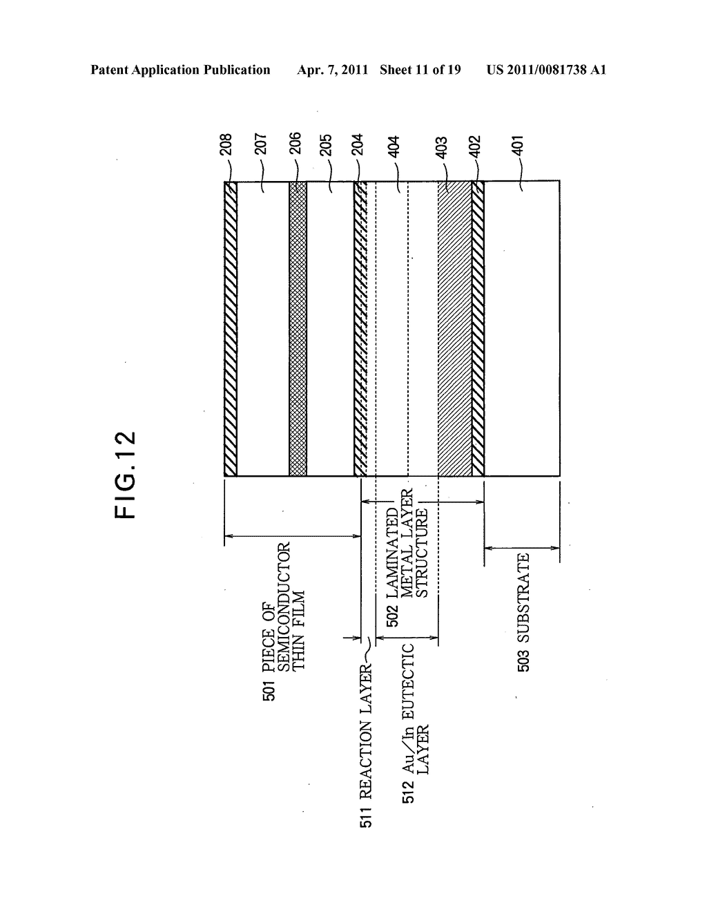 Semiconductor composite apparatus, method for manufacturing the semiconductor composite apparatus, LED head that employs the semiconductor composite apparatus, and image forming apparatus that employs the LED head - diagram, schematic, and image 12