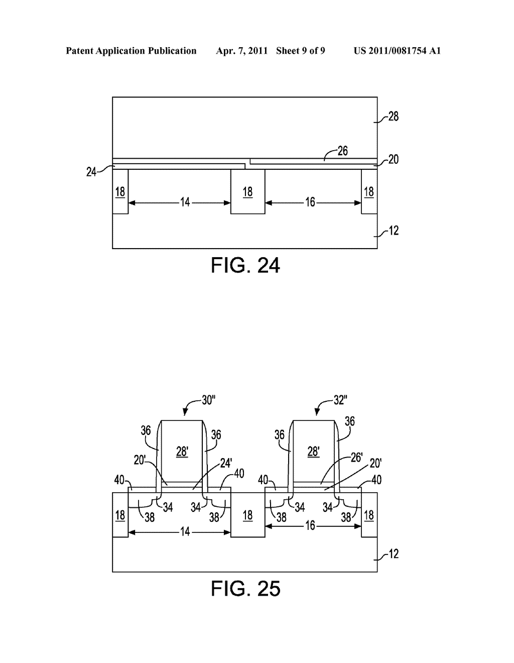 METHODS FOR OBTAINING GATE STACKS WITH TUNABLE THRESHOLD VOLTAGE AND SCALING - diagram, schematic, and image 10