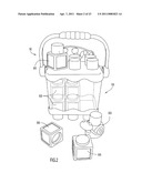 Storage Device for Toy Building Components diagram and image