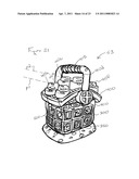 Storage Device for Toy Building Components diagram and image