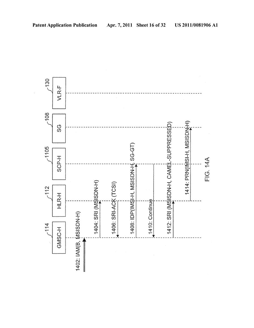 METHOD AND SYSTEM FOR PROVIDING MOBILE COMMUNICATION CORRESPONDING TO MULTIPLE MSISDNs ASSOCIATED WITH A SINGLE IMSI - diagram, schematic, and image 17