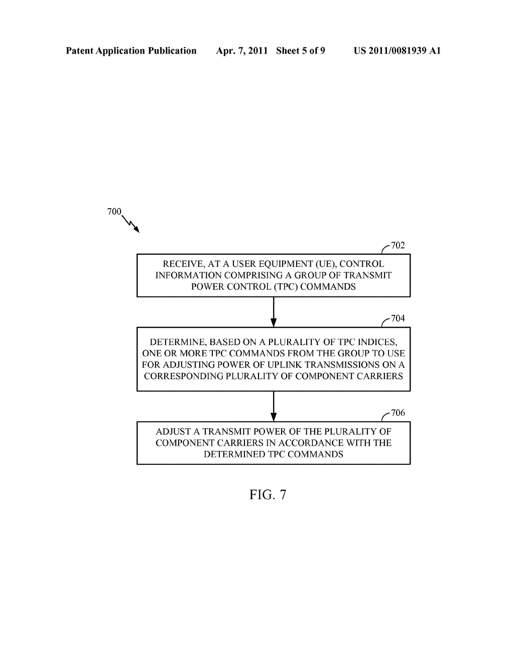 COMPONENT CARRIER POWER CONTROL IN MULTI-CARRIER WIRELESS NETWORK - diagram, schematic, and image 06