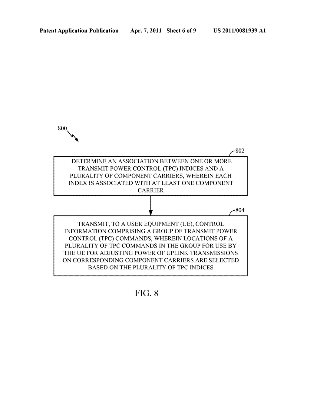 COMPONENT CARRIER POWER CONTROL IN MULTI-CARRIER WIRELESS NETWORK - diagram, schematic, and image 07