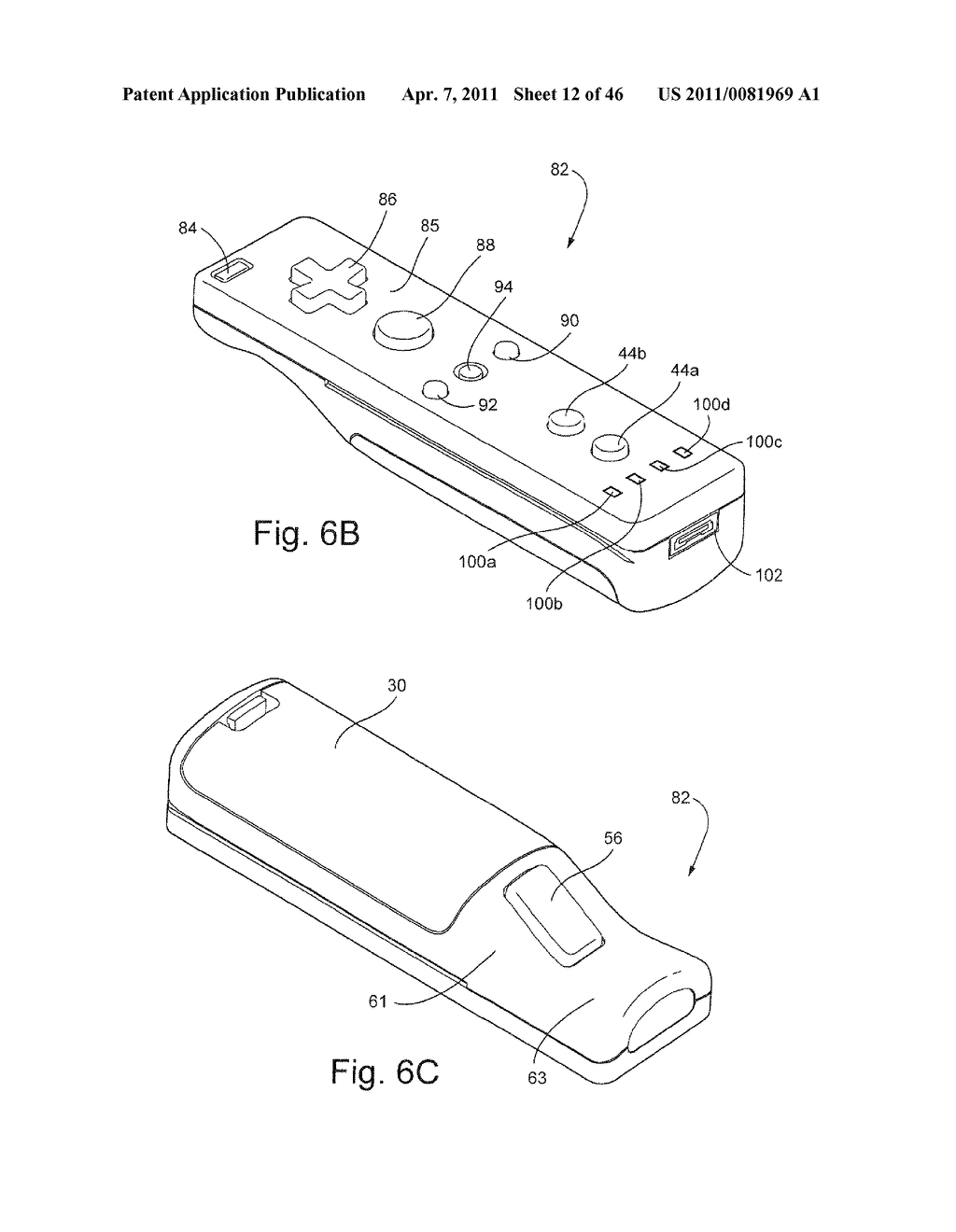 VIDEO GAME SYSTEM WITH WIRELESS MODULAR HANDHELD CONTROLLER - diagram, schematic, and image 13